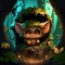 Mystical Encounters in the Goblin Grotto - AI Generative By Halloween AI
