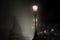 The mystical figures of the Charles Bridge in the light of lanterns