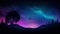 Mystical Galaxy Gradient Background Illustration