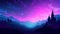 Mystical Galaxy Gradient Background Illustration