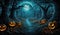 Mystical Halloween Guarding the Haunted Manor - Generative AI