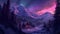 Mystical Mountain Retreat: Twilight Fantasy./n