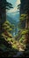 Mystical Mountain Valley: Japanese-inspired Digital Painting In 8k Resolution