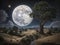 Mystical Nocturne: Bethal Moon\\\'s Enchanting Presence