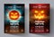 Mystical party flyer. Happy Halloween template banner or leaflet, cover, brochure, poster