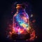 Mystical Potion Bottle with Enchanting Glow