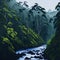 Mystical Rainforest: River\\\'s Embrace