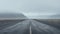 Mystical Road: A Captivating Landscape Photograph In Iceland