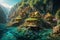 Mystical Seabed Haven: Unveiling the Underwater Village