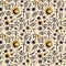 Mystical seamless pattern