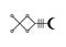 Mystical Sirius star symbol Astrology Alphabet sign, Canis Major Hieroglyphic kabbalistic symbols, black tattoo icon vector