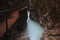 Mystical View of Leutasch Ghost Gorge in Austria