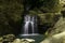 Mystical waterfall inside the dense Panamanian jungle - perfect for wallpaper