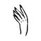 Mysticism witchcraft occult hand drawn icon illustration set