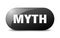myth button. sticker. banner. rounded glass sign
