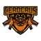 Myth of cerberus for e-sport logo, mascot and print t-shirt illustration