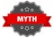 myth label. myth isolated seal. sticker. sign