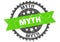 myth stamp. myth grunge round sign.