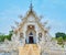 Mythical creatures in decor of White Temple, Chiang Rai, Thailand