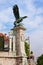 Mythical Turul Bird Statue in Budapest