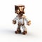 Mythological 3d Minecraft Portrait With Detailed Costumes