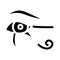 mythology of egypt glyph icon vector illustration