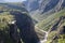 MÃ¥bÃ¸dalen a narrow valley in Eidfjord Municipality in Vestland county, Norway