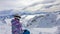 Mölltaler Gletscher - A snowboarder girl sitting on the snow