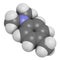 N,N-dimethyl-p-toluidine (DMPT) molecule. Commonly used as catalyst in the production of polymers and in dental materials and bone