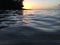 Na Pali Coast Cliffs on Kauai Island, Hawaii - View from Ke\'e Beach during Sunset.