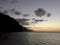 Na Pali Coast Cliffs on Kauai Island, Hawaii - View from Ke\'e Beach during Sunset.