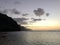 Na Pali Coast Cliffs on Kauai Island, Hawaii - View from Ke\'e Beach during Sunset.