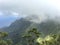 Na Pali Coast Rainbow with fog