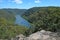 Naa Badu Lookout in Berowra Valley National Park gives a beautiful panoramic view on Berowra Creek, Australia