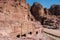 Nabatean tombs in Petra, Jordan