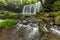 Nabegataki waterfalls with beautiful natural landscape in Kumamoto, Kyushu, Japan