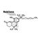 Nabilone synthetic cannabinoid, Structural chemical formula