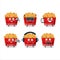 Nachos cartoon character are playing games with various cute emoticons