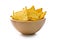 The nachos chips in bowl