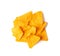 Nachos Chips Isolated, Mexican Triangle Corn Chips for Nacho Tortilla, Maize Snack, Nachos on White Background