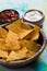 Nachos, mexican meal with tortilla chips