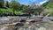 Nadau bridge over Gave de Gavarnie river