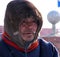 Nadym, Russia - March 11, 2005: Unknown man Nenets close-up, portrait.