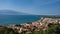 Nafpaktos harbor from the top