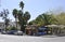 Nafplio, august 28th: Kolotronis Park terrace in Downtown of Nafplio from Peloponnese in Greece