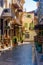 Nafplio, Greece, September 4, 2022: View of a street of Greek to