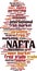 NAFTA word cloud