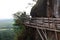 Naga cave, Amazing of Naga scales rock stone mountain in Phu Langka National Park, Bueng Kan of Thailand.