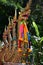 Naga on gates of the temple of Wat Phra That Doi Suthep