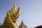 Naga statue located at Wat Phra That Choom Chum Sakon Nakhon.